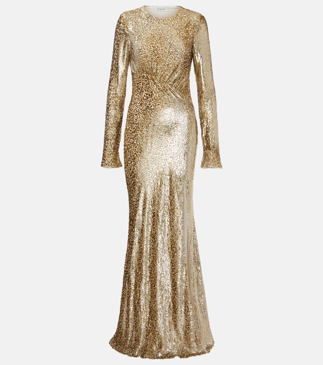 Robe longue Fil Coupé | Self-Portrait