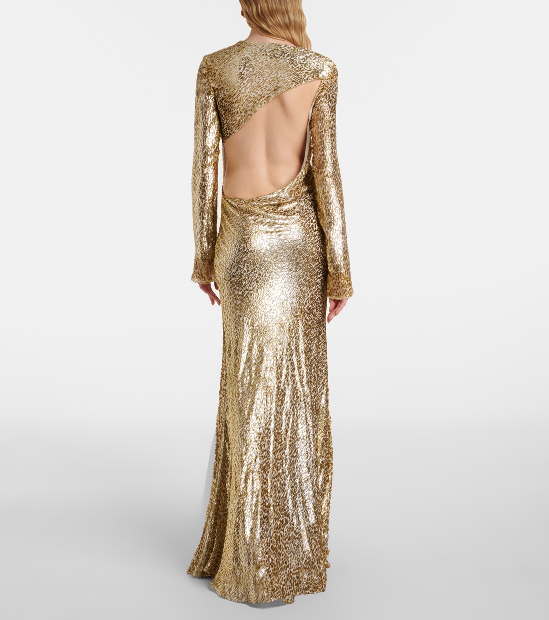 Robe longue Fil Coupé | Self-Portrait