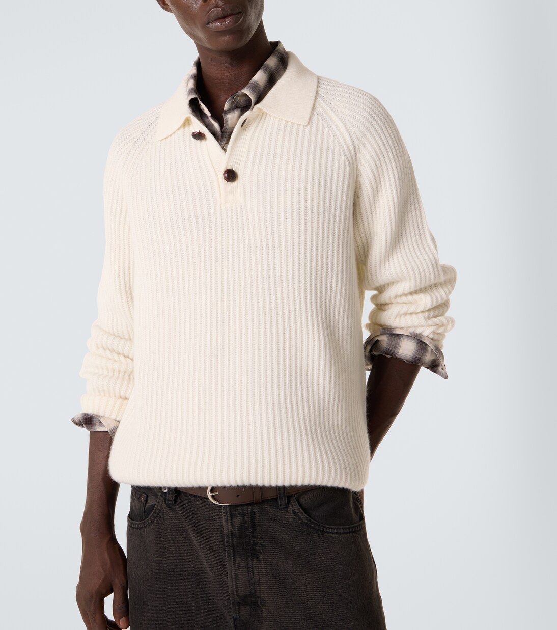Mr Darius cashmere polo sweater | Arch4