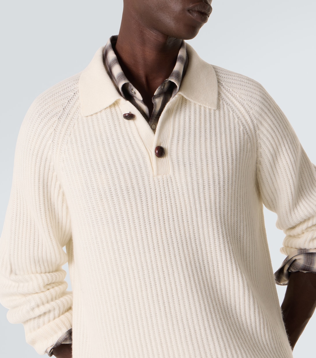 Mr Darius cashmere polo sweater | Arch4