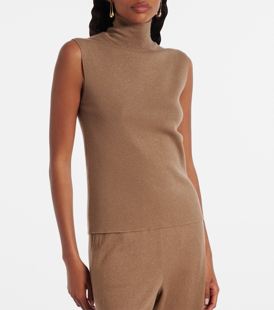 Pull sans manches Luciole en cachemire mélangé | Loro Piana