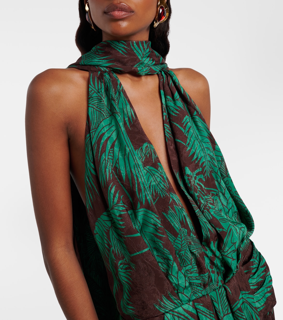 Summer Counts jacquard maxi dress | Johanna Ortiz