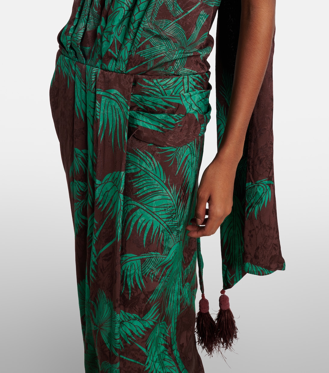 Summer Counts jacquard maxi dress | Johanna Ortiz