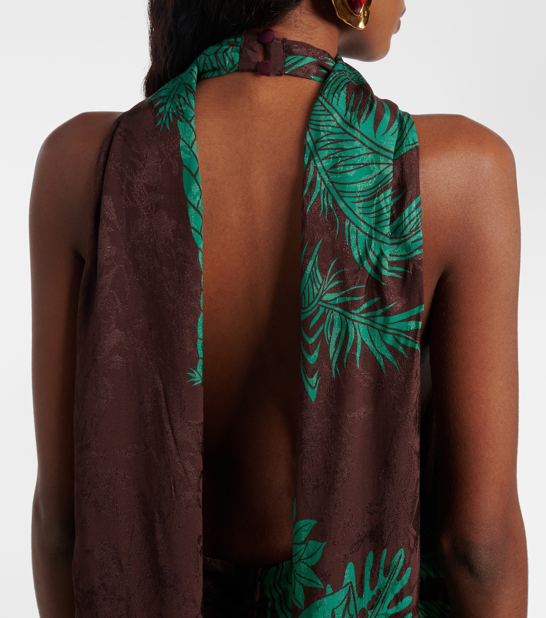 Summer Counts jacquard maxi dress | Johanna Ortiz