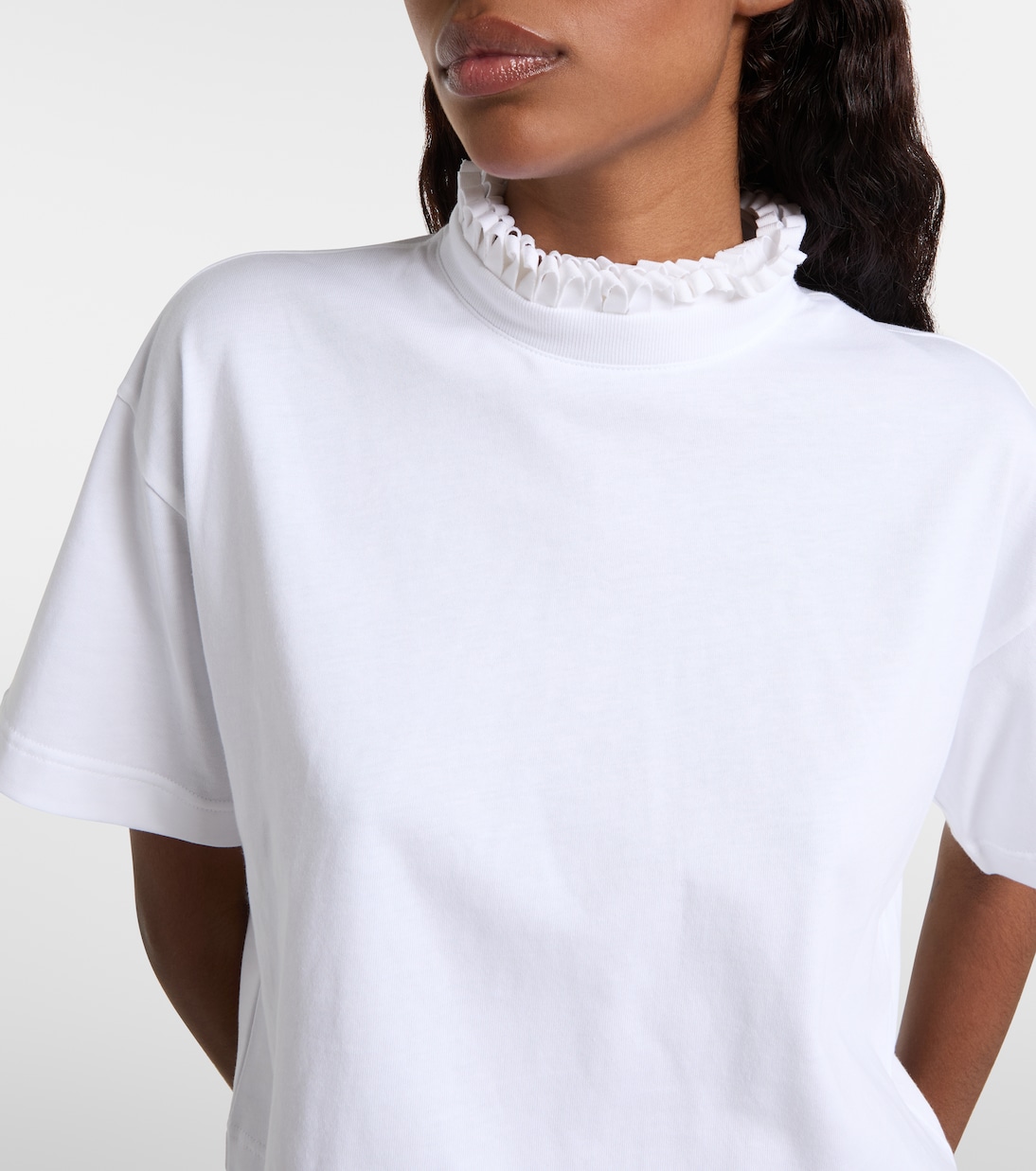 Cropped-Top aus Baumwoll-Jersey | Alaïa