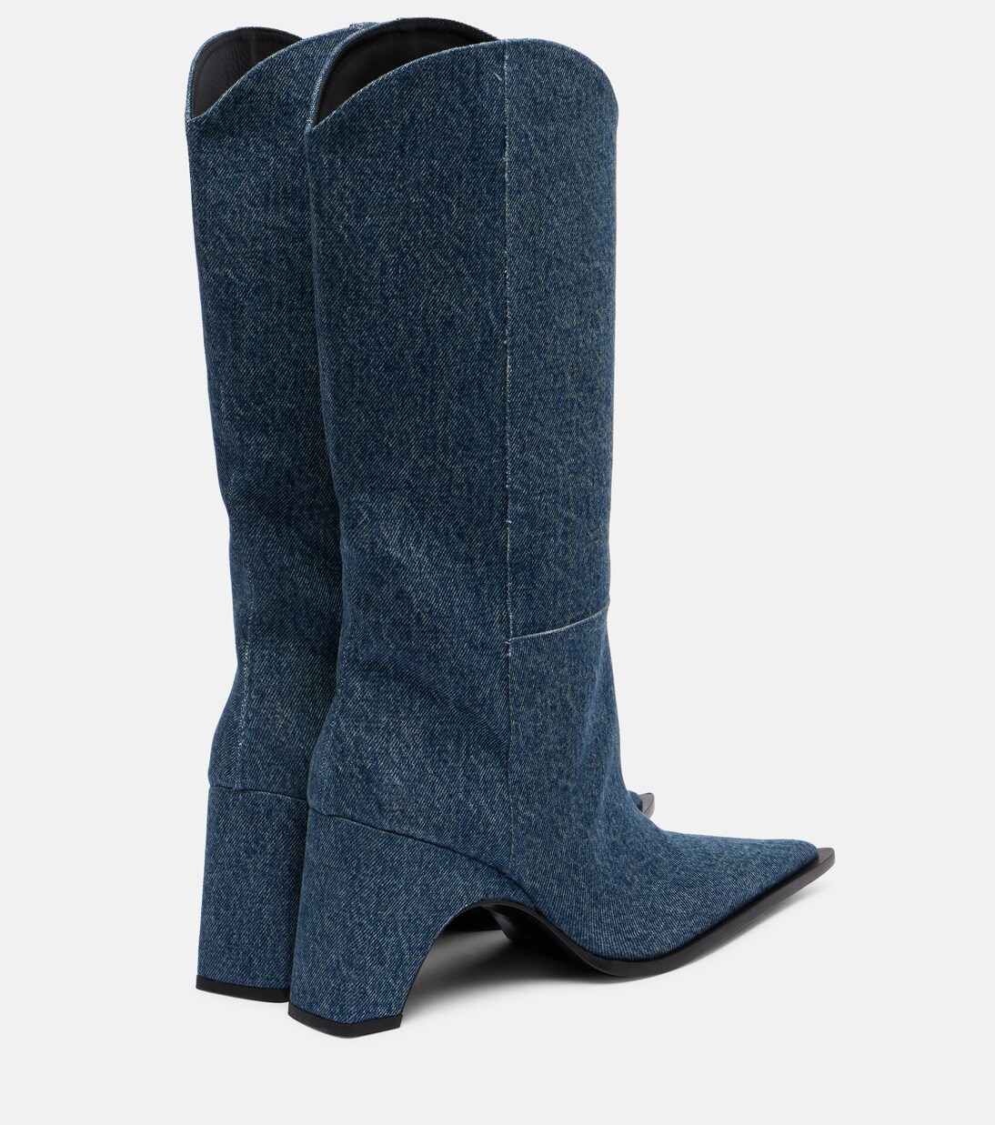 Bridge denim cowboy boots | Coperni