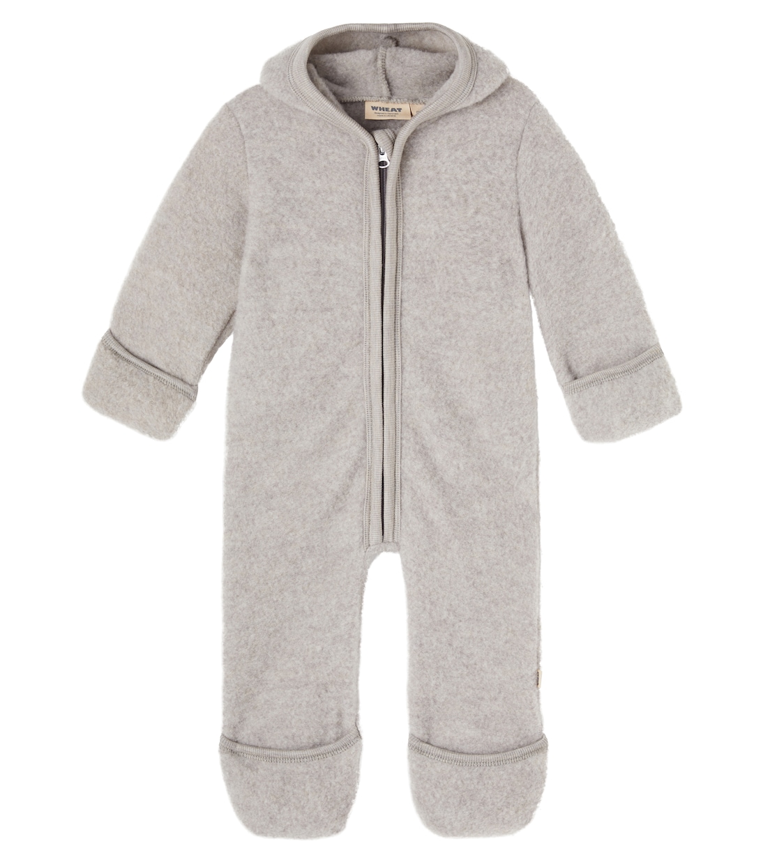 Baby wool onesie | Wheat