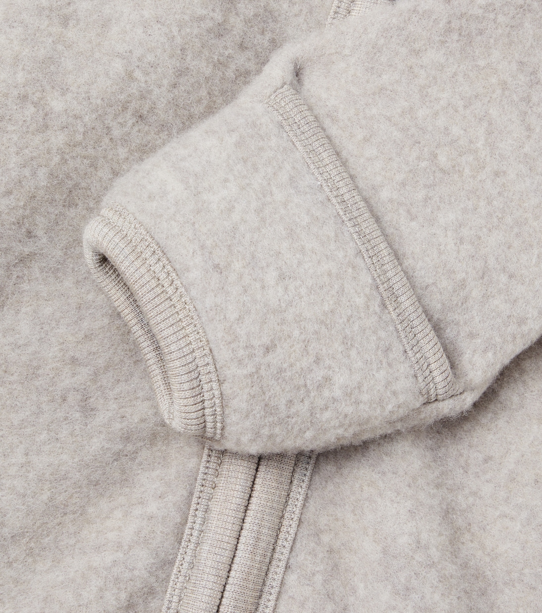 Baby wool onesie | Wheat