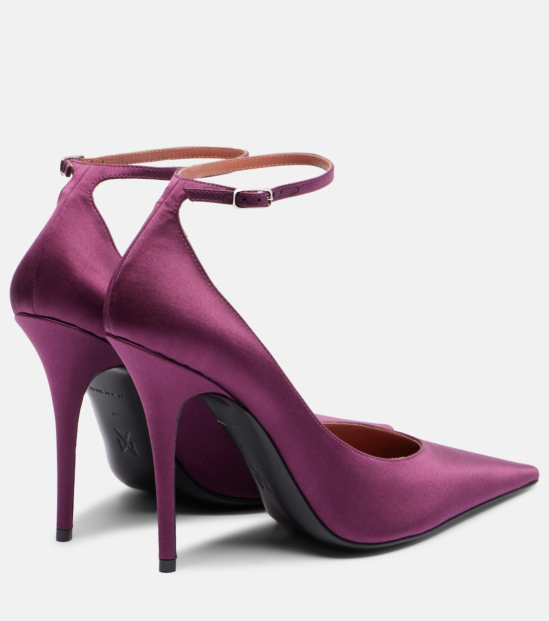 Anok 105 satin pumps | Amina Muaddi