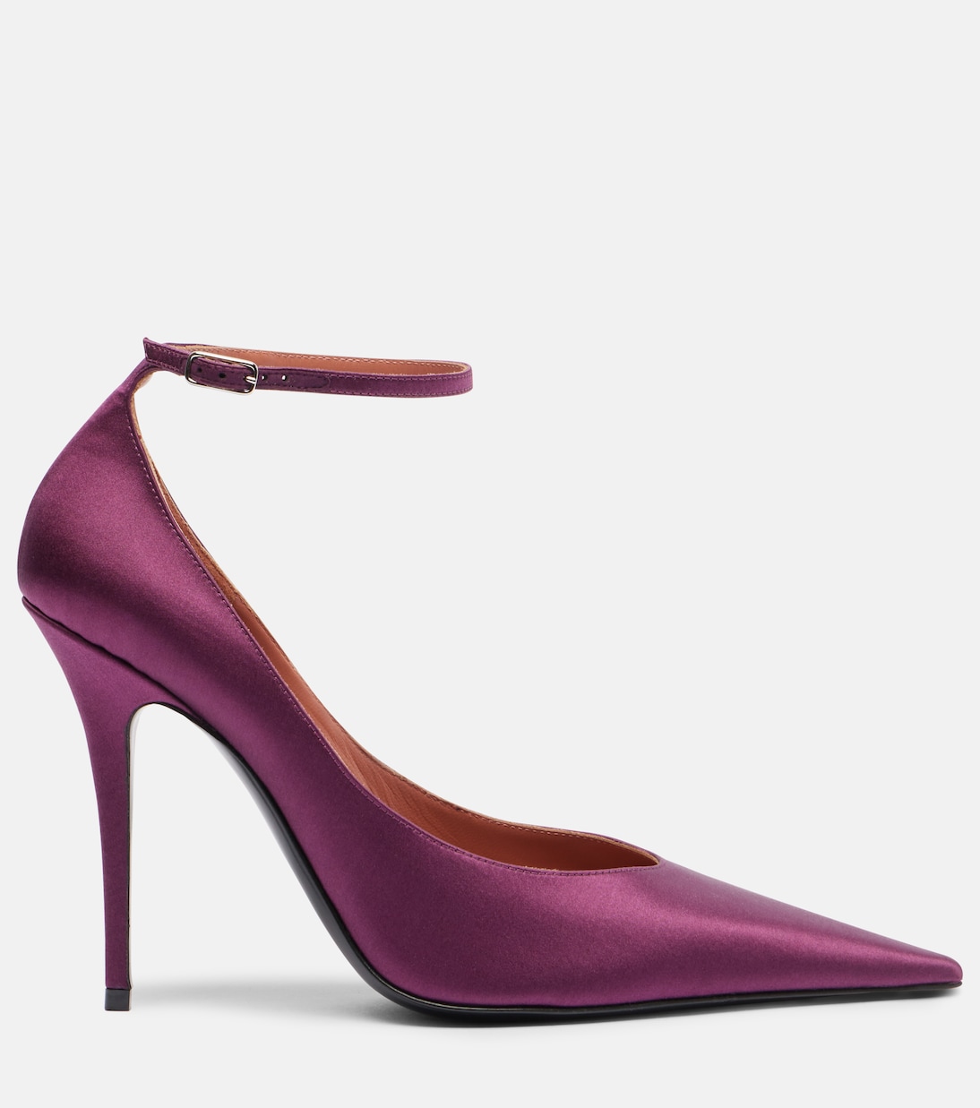 Anok 105 satin pumps | Amina Muaddi