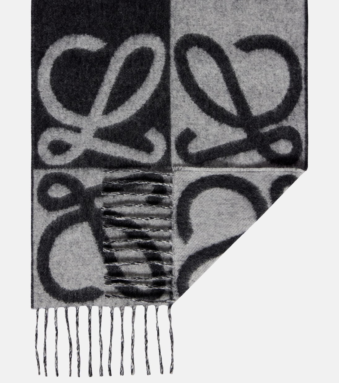 Anagram wool and cashmere scarf | Loewe