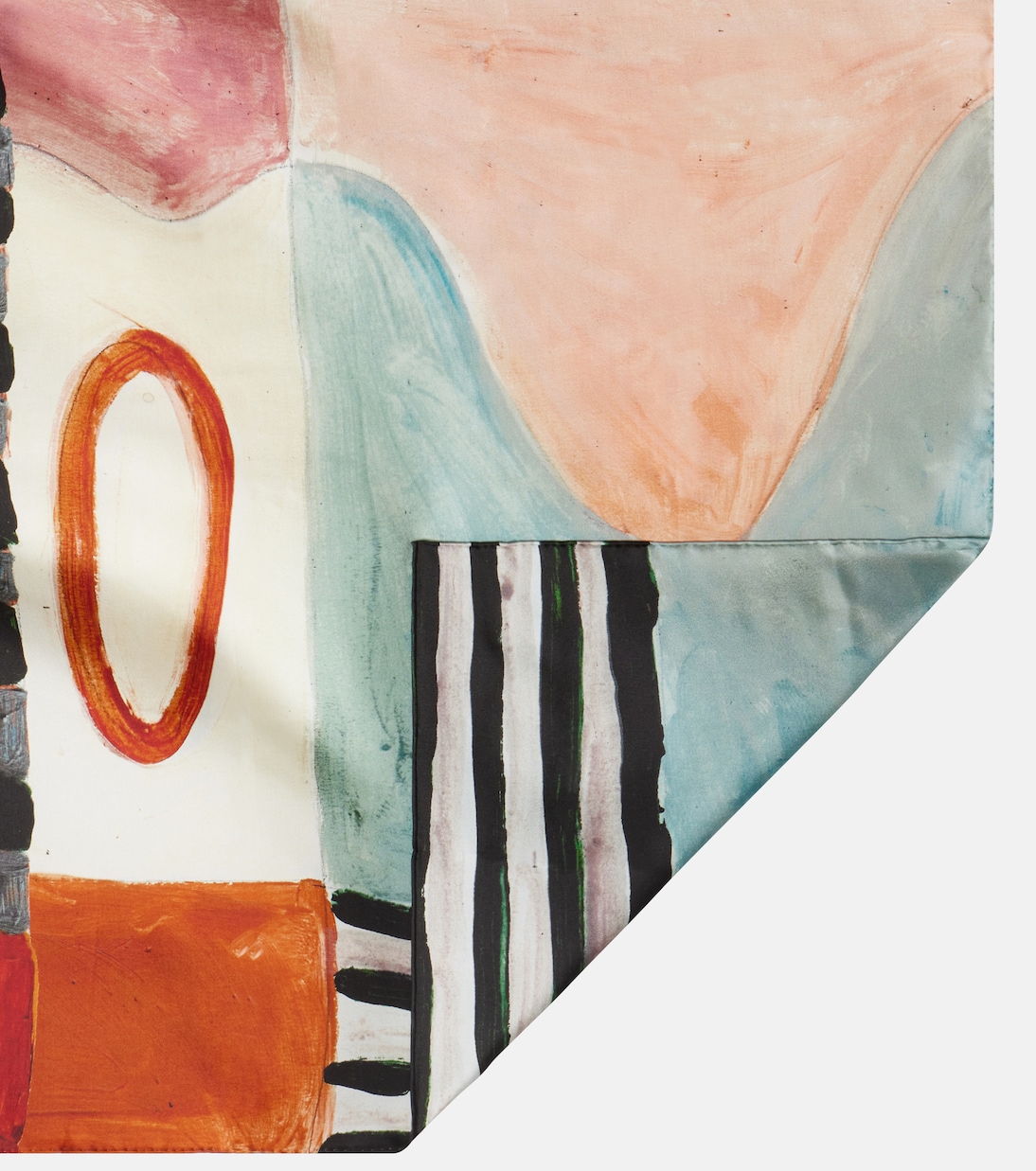 x LRNCE Michelle printed silk scarf | Alémais