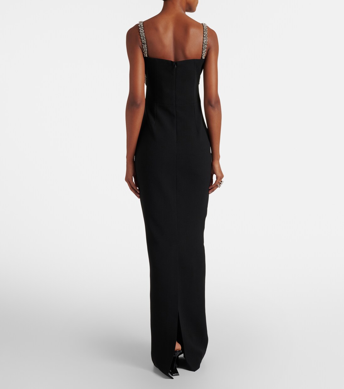 Lux embellished crêpe gown | The New Arrivals Ilkyaz Ozel