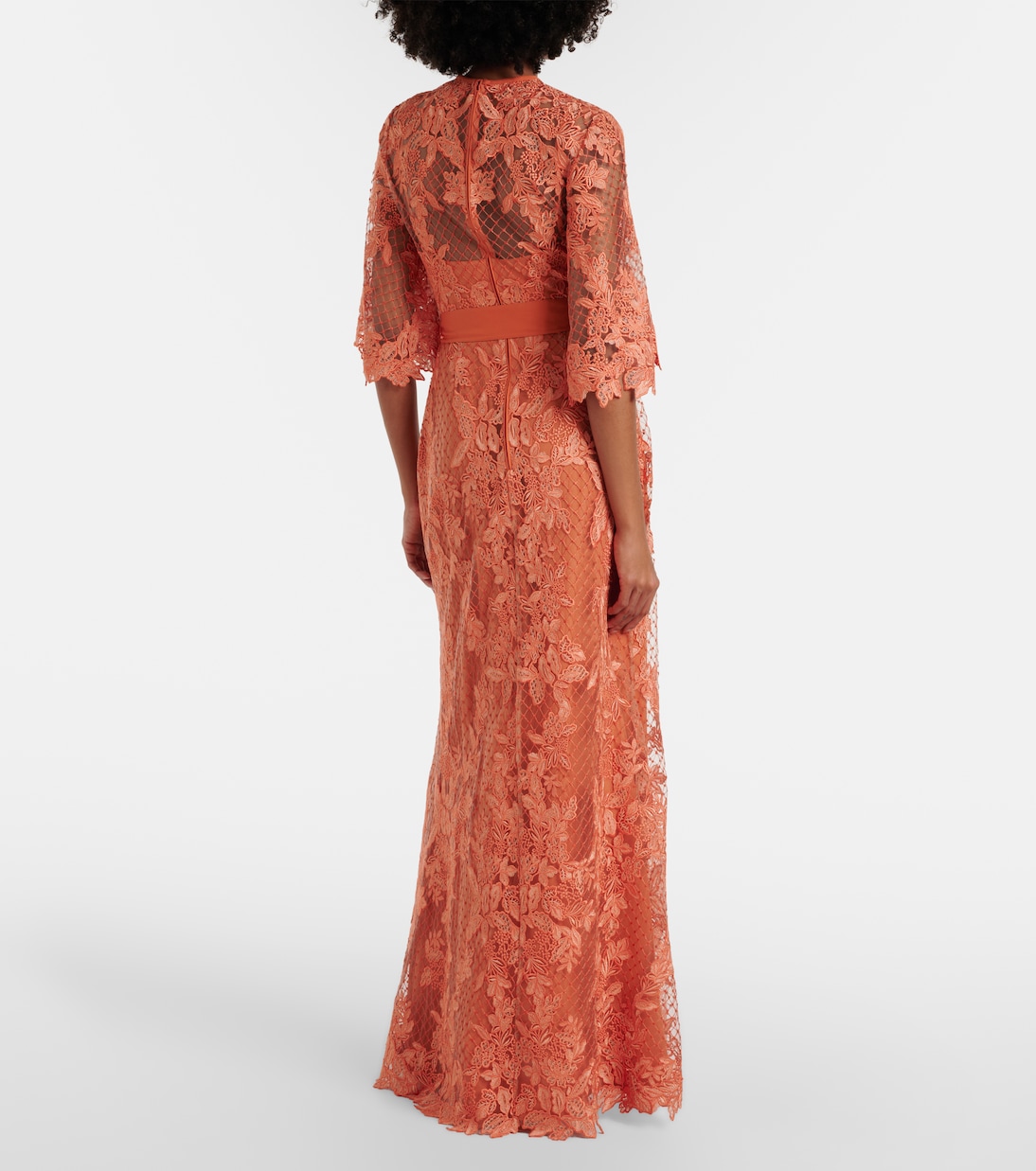 Embroidered lace and tulle gown | Elie Saab