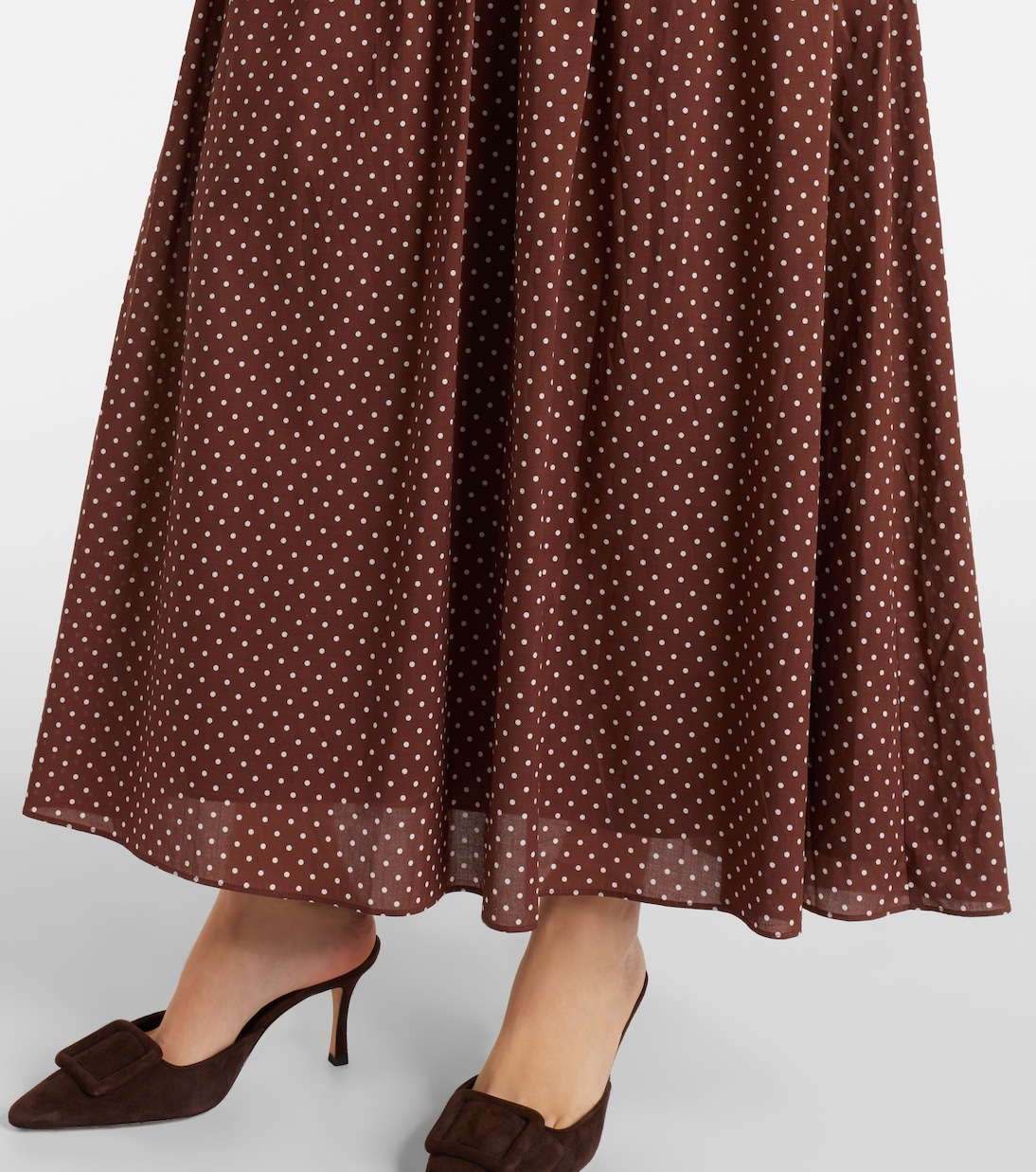 Edie polka-dot maxi dress | Posse