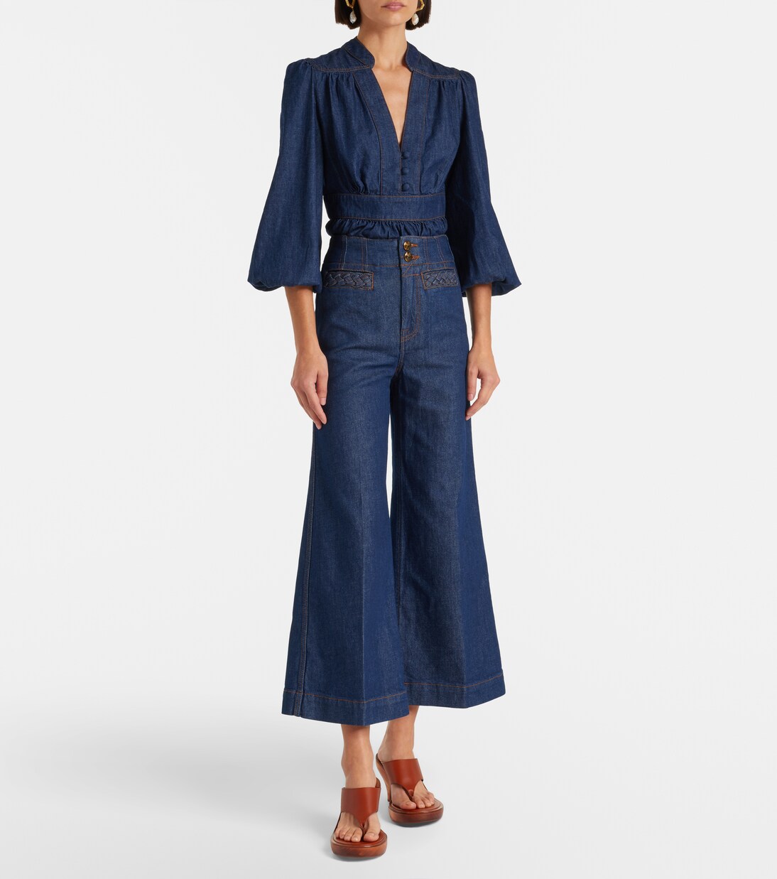 Awaken high-rise flared jeans  | Zimmermann