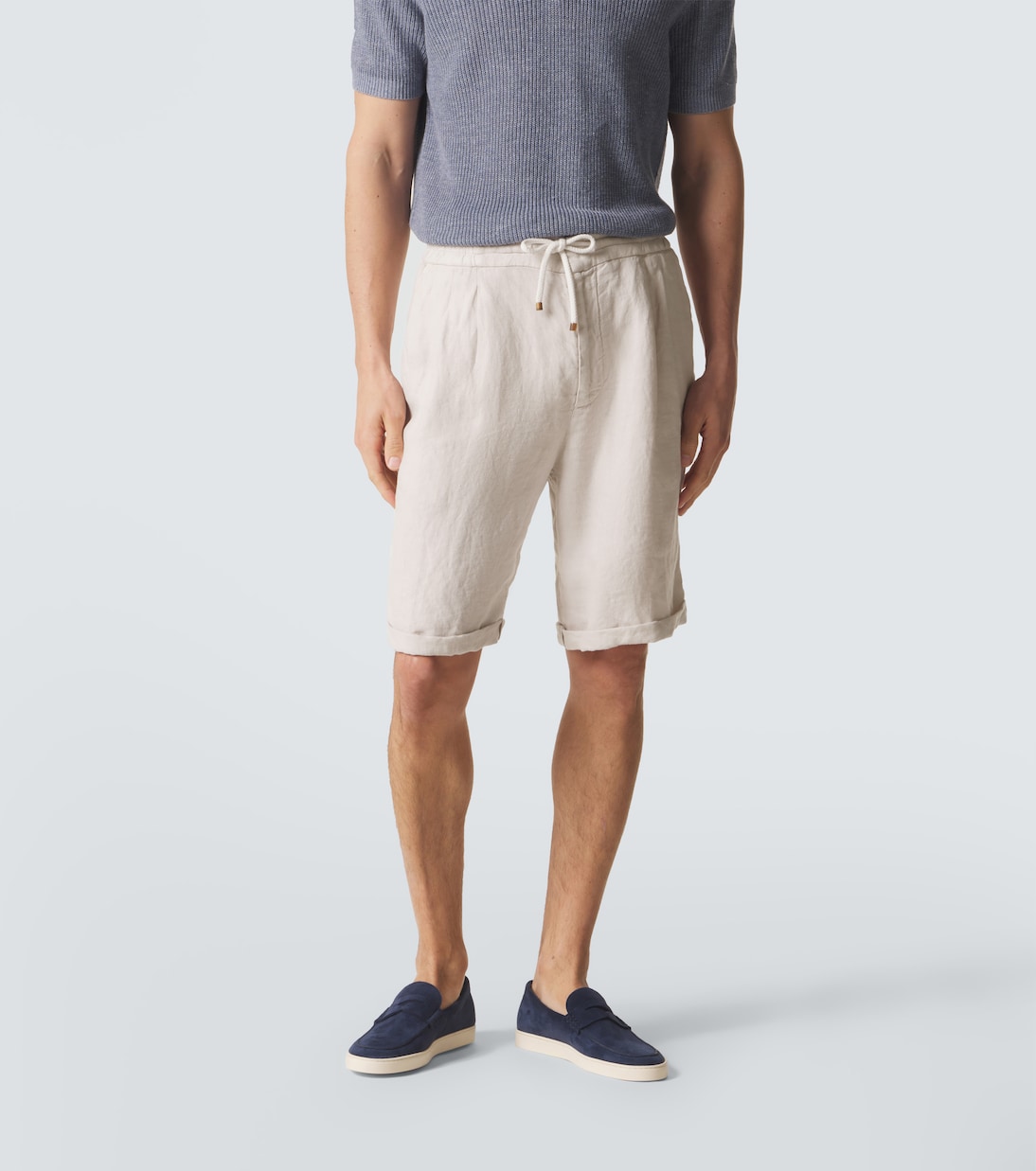 Bermuda-Shorts aus Leinen | Brunello Cucinelli