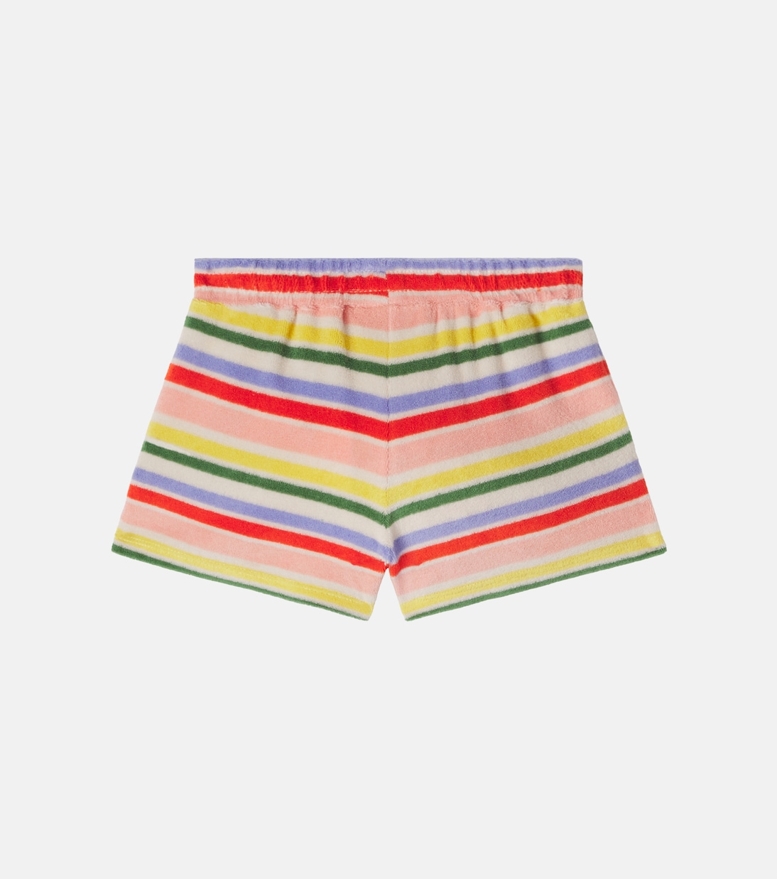 Angela striped cotton-blend terry shorts | Molo