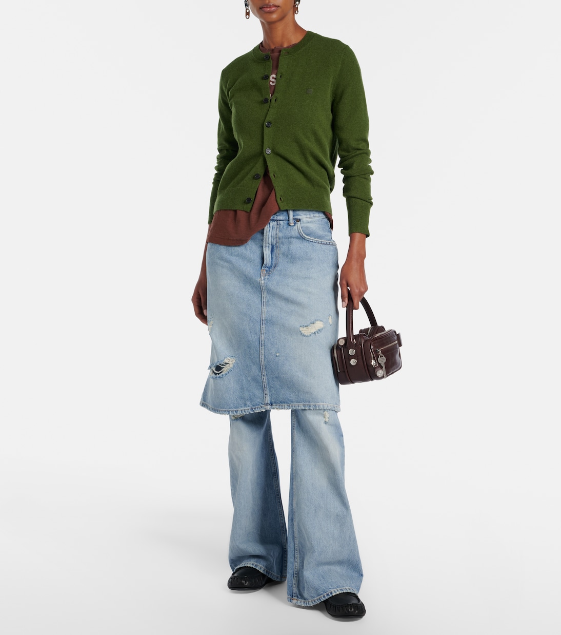 Distressed Wide-Leg Jeans | Acne Studios