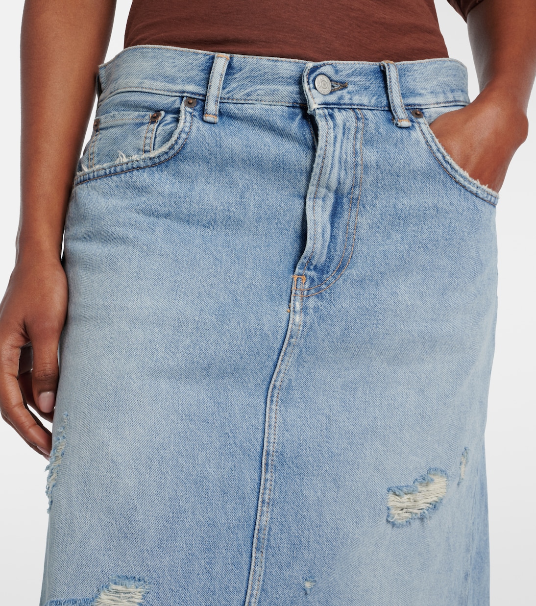 Distressed Wide-Leg Jeans | Acne Studios