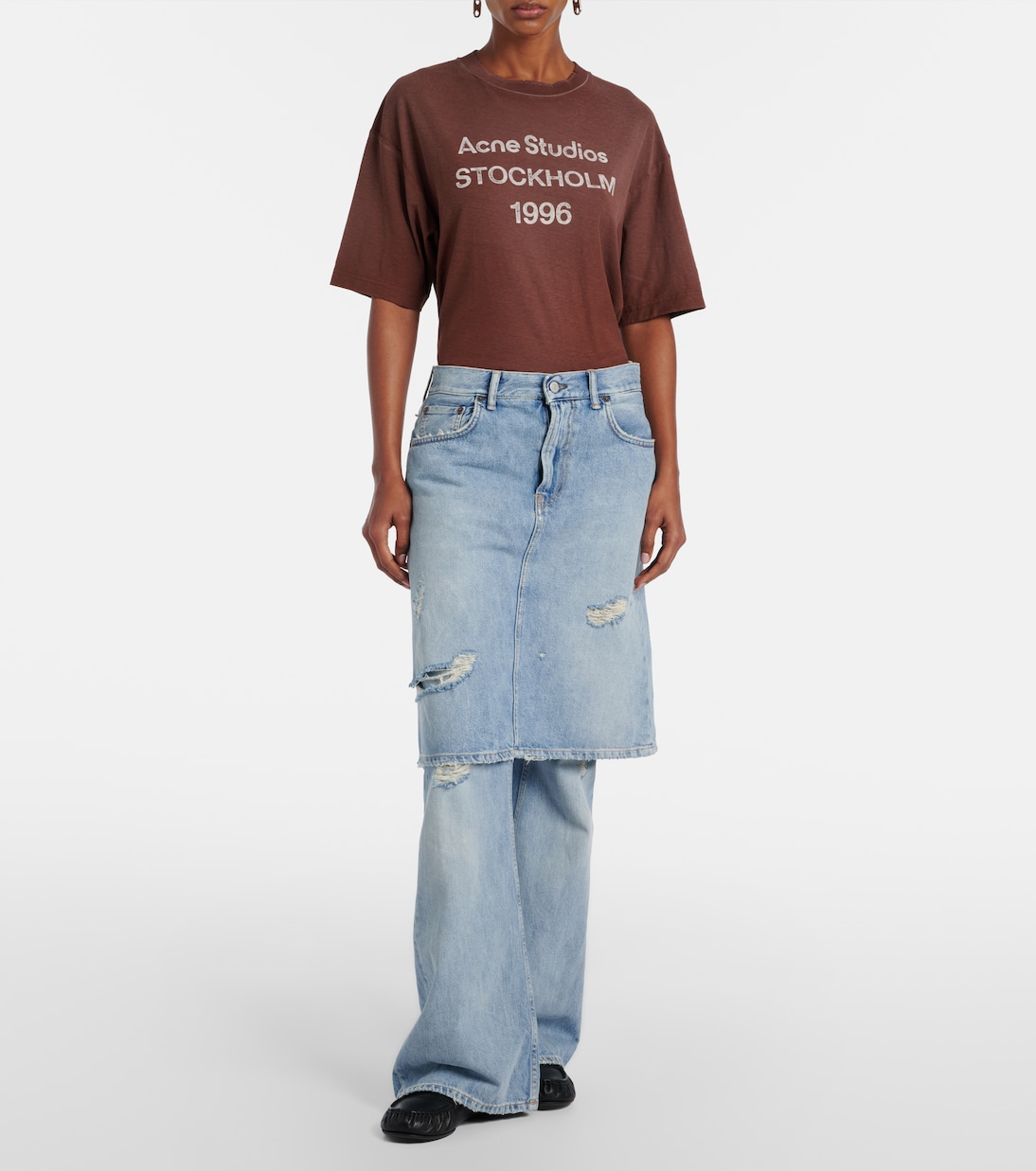 Distressed Wide-Leg Jeans | Acne Studios