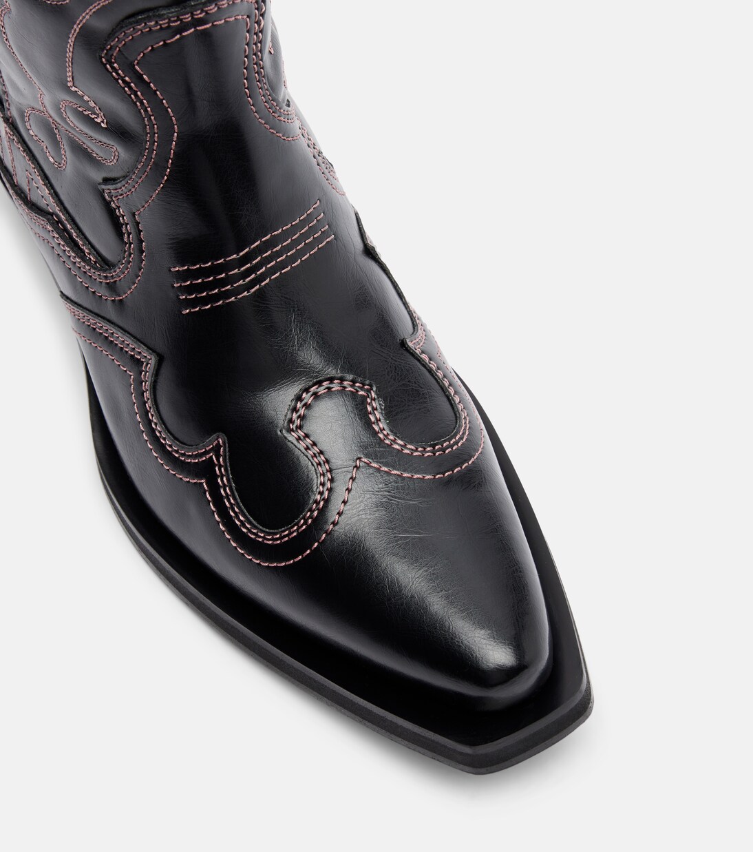 Bestickte Westernstiefel Mid Shaft | Ganni