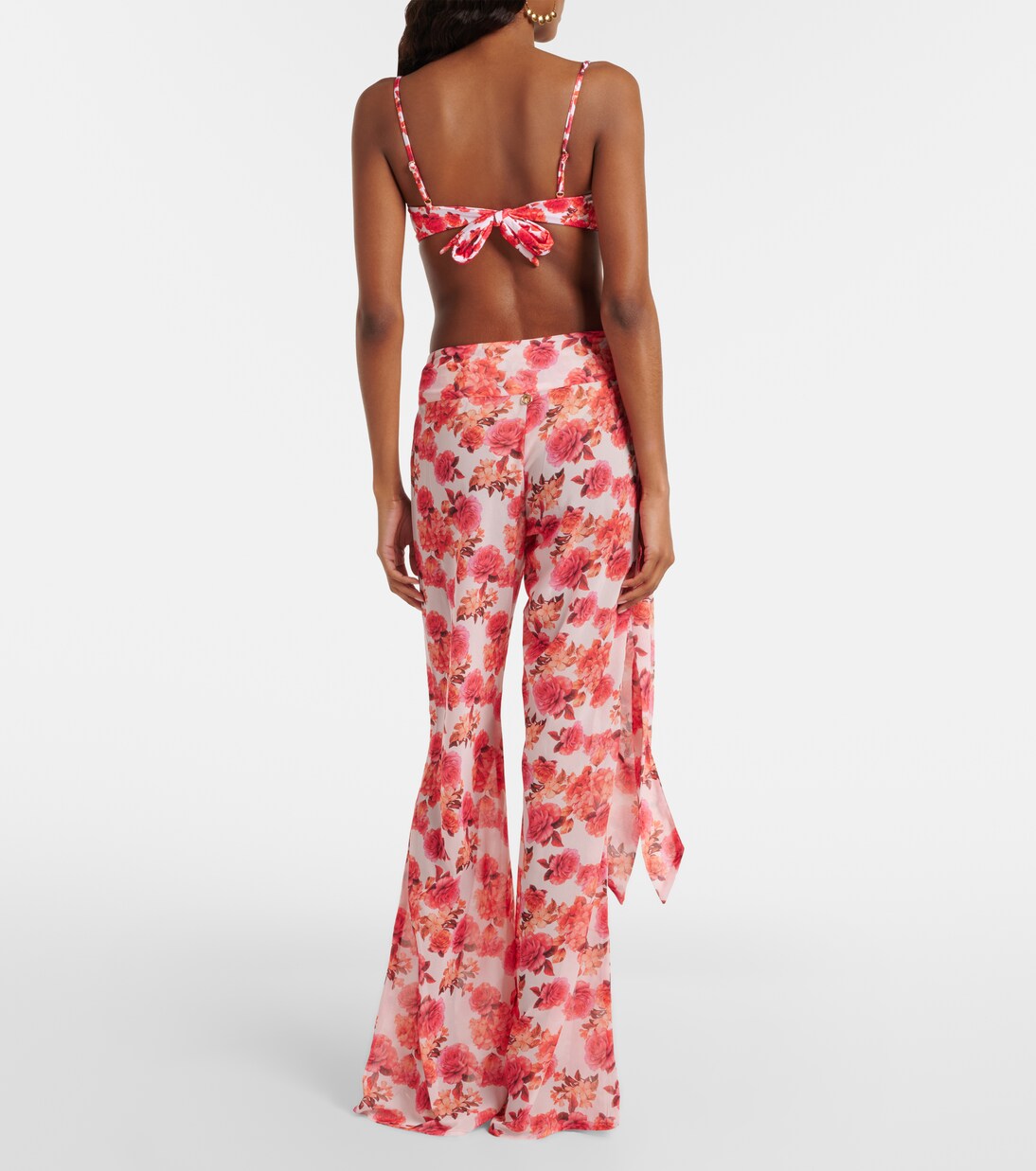 Bowie floral flared pants | Bananhot