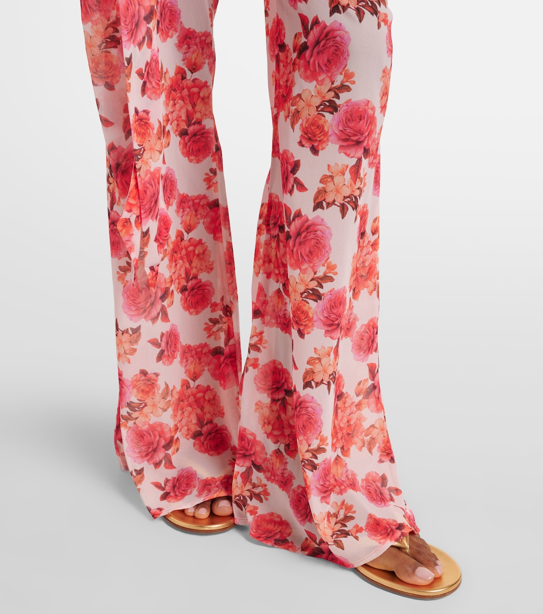 Bowie floral flared pants | Bananhot