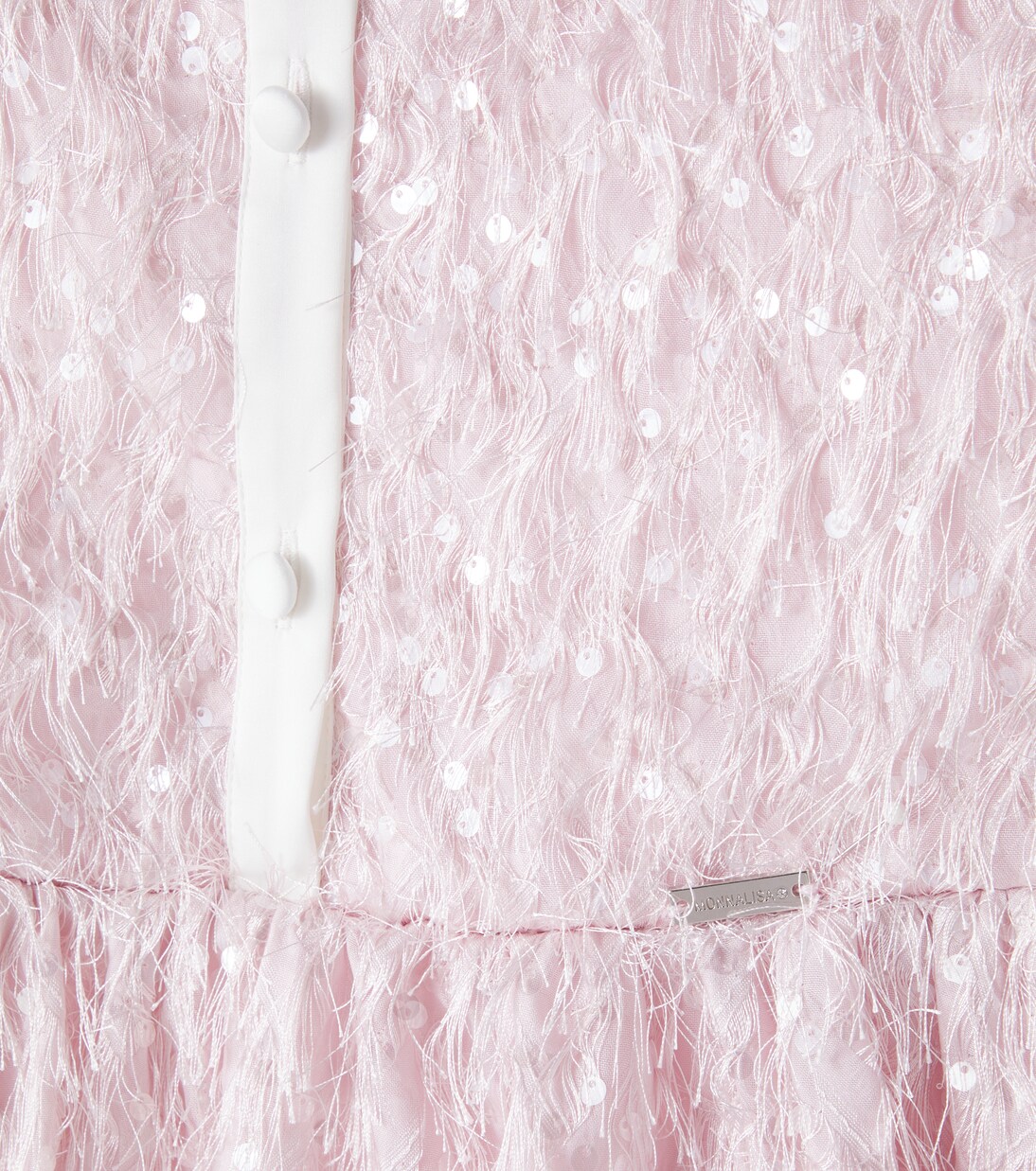 Hemdblusenkleid mit Pailletten | Monnalisa