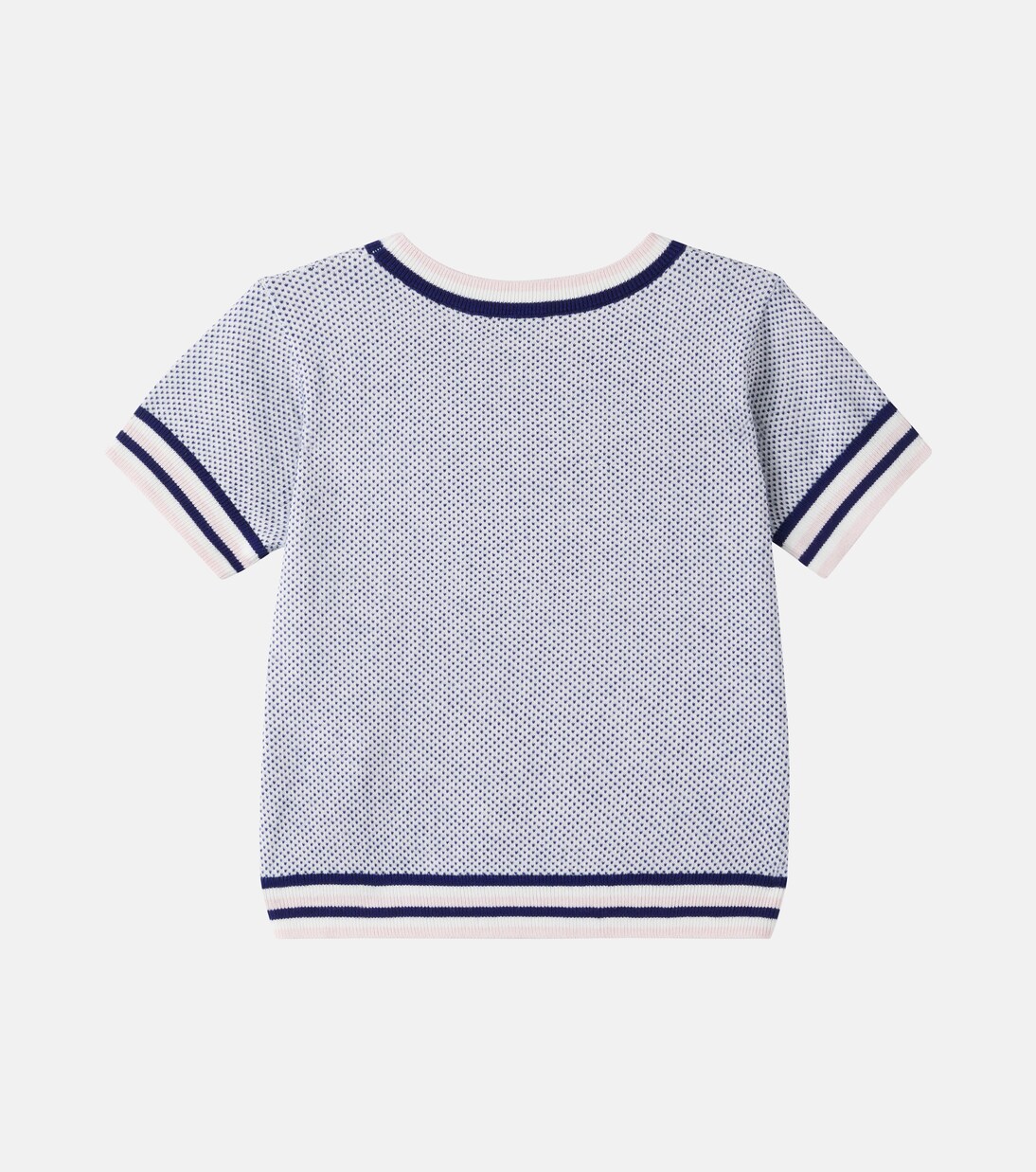 Pull Limette en coton et cachemire  | Bonpoint