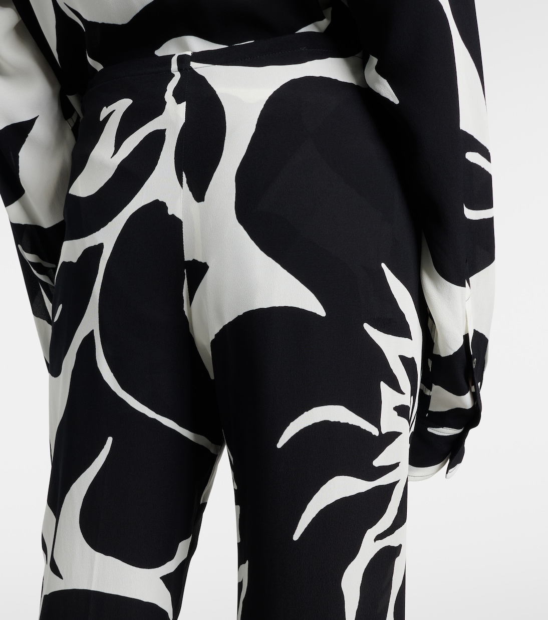 Floral straight pants | Dries Van Noten