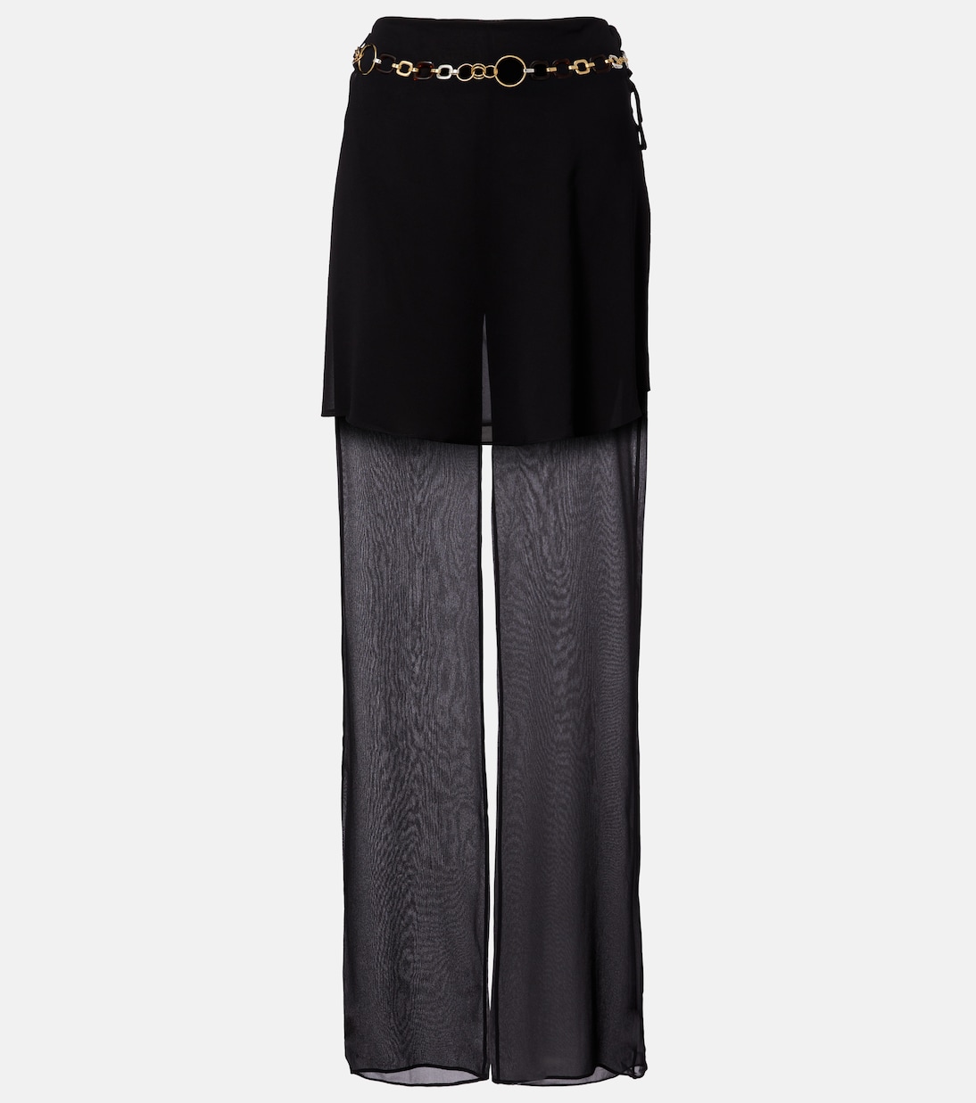 Belted silk wide-leg pants | Christopher Esber