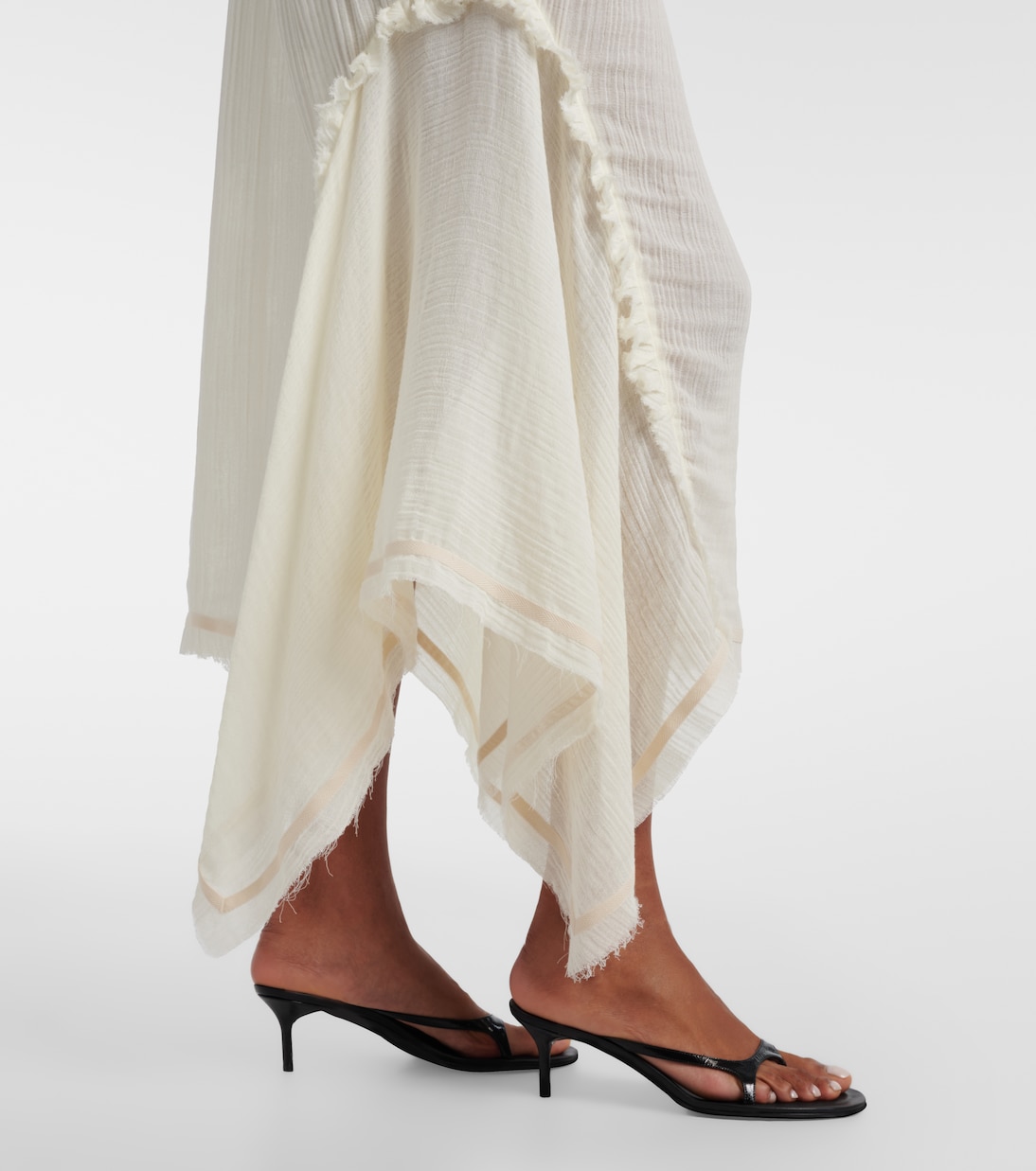 Ruffled cotton maxi skirt | The Attico