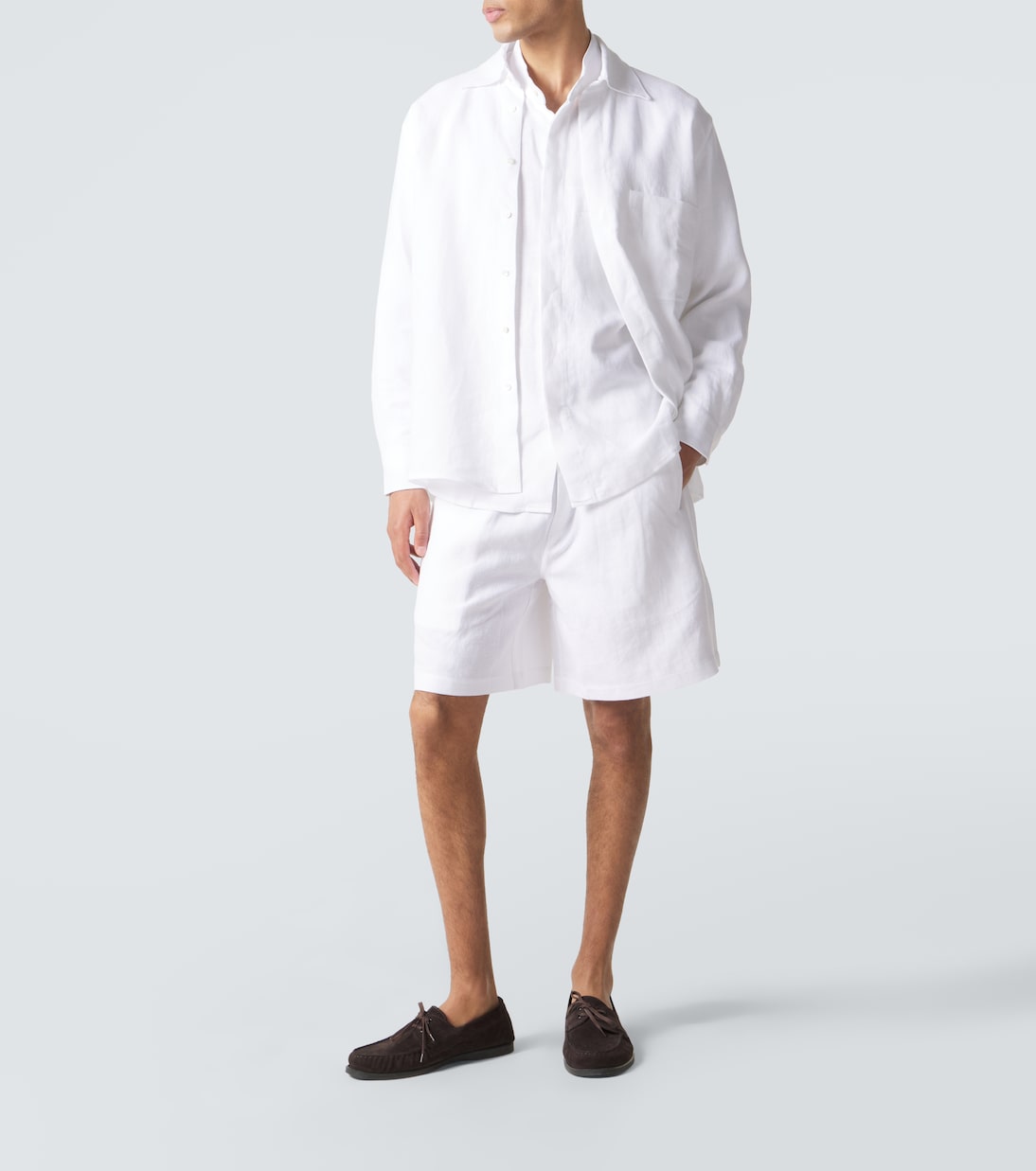 Linen shorts | Saman Amel