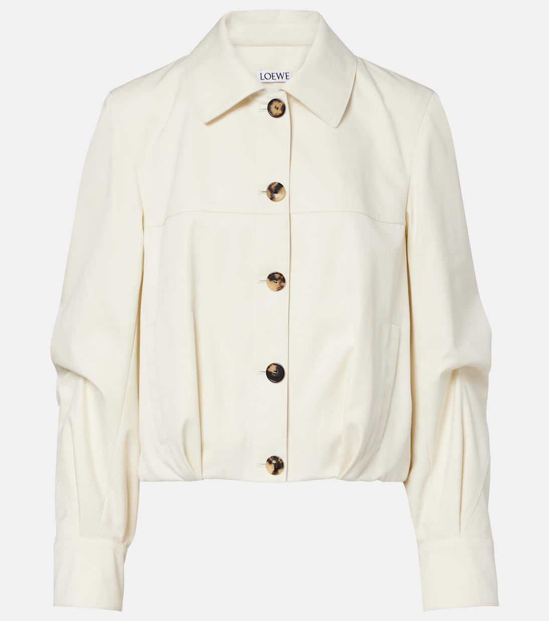 Veste blouson en coton et soie | Loewe