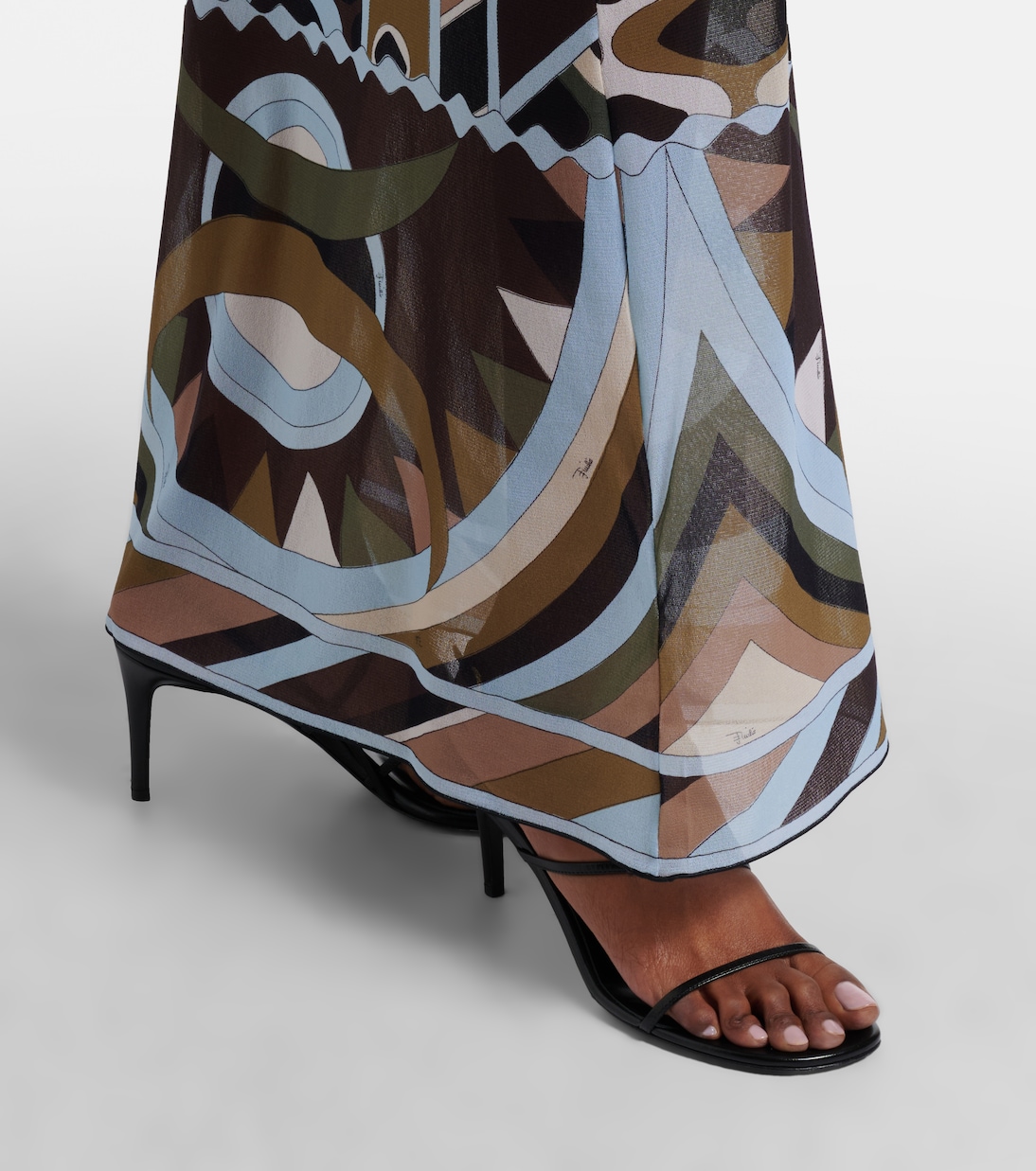 Vivara 튤 맥시 스커트 | Pucci