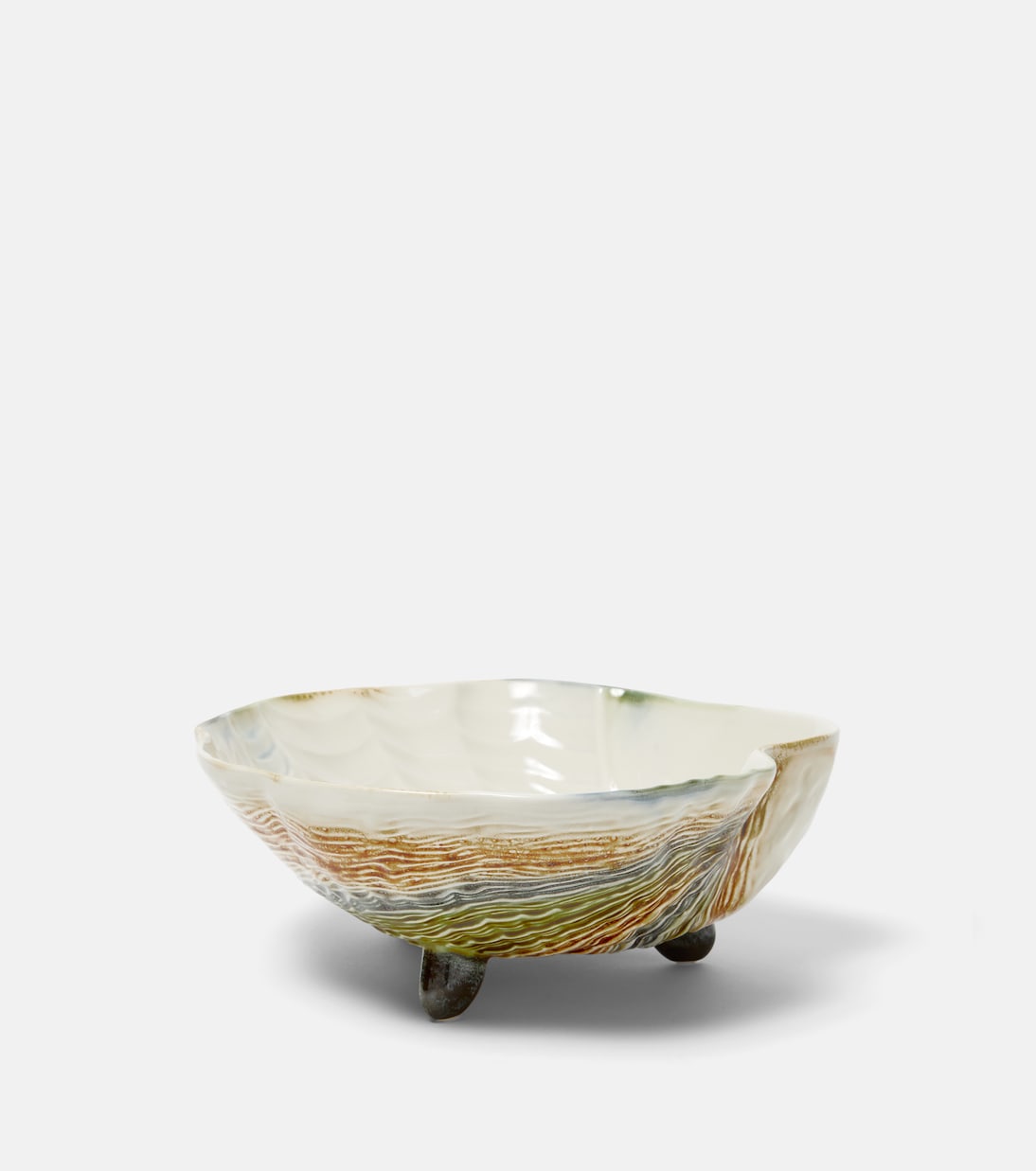 Oyster & Scallops ceramic salad bowl | Bordallo Pinheiro