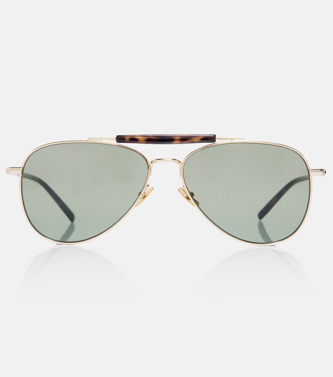 Gafas de sol de aviador SL Logo | Saint Laurent