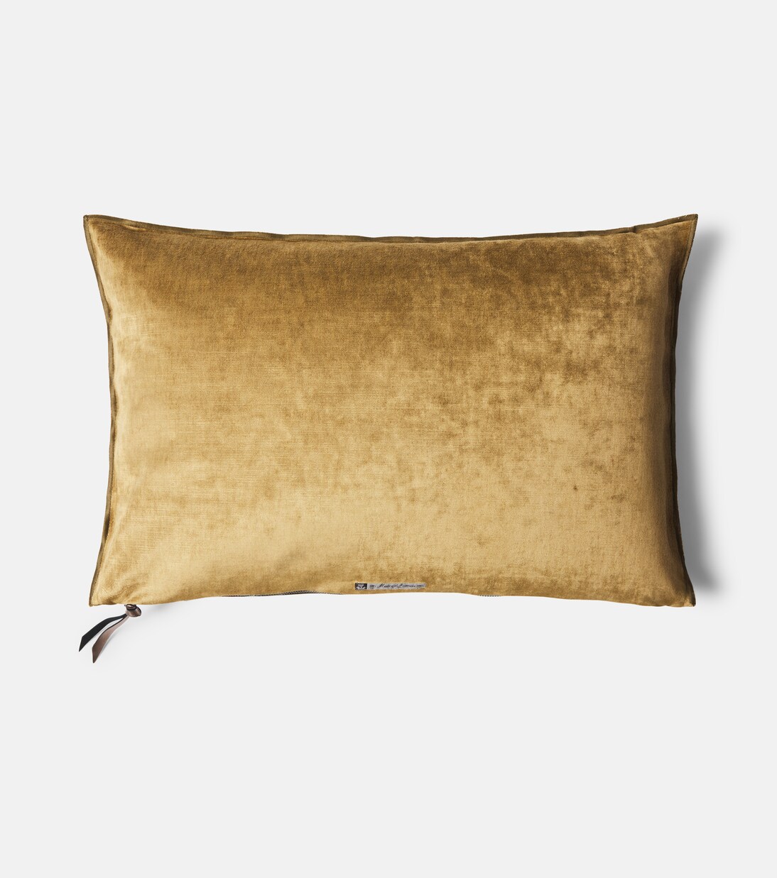 Cotton-blend velour cushion | Maison de Vacances