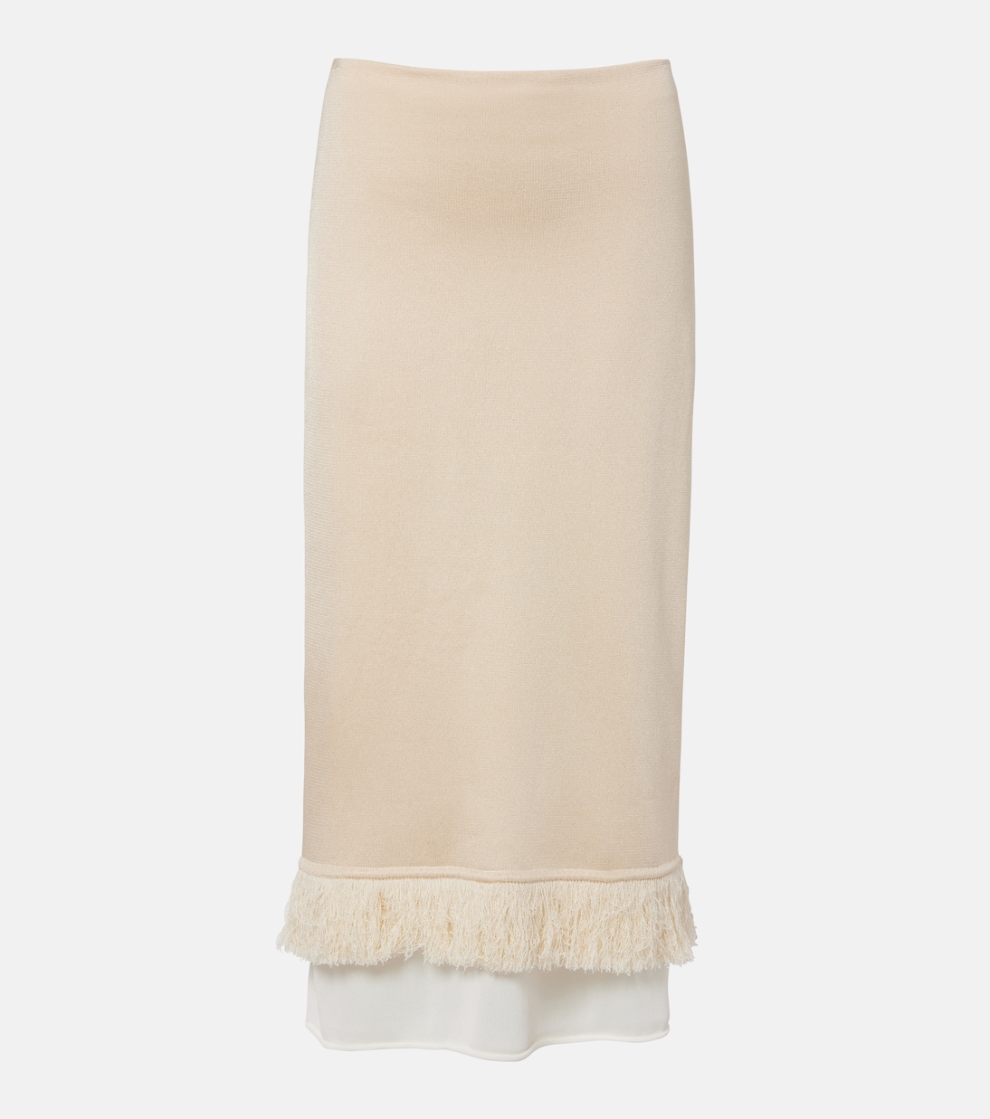 Jupe midi en soie | Bottega Veneta