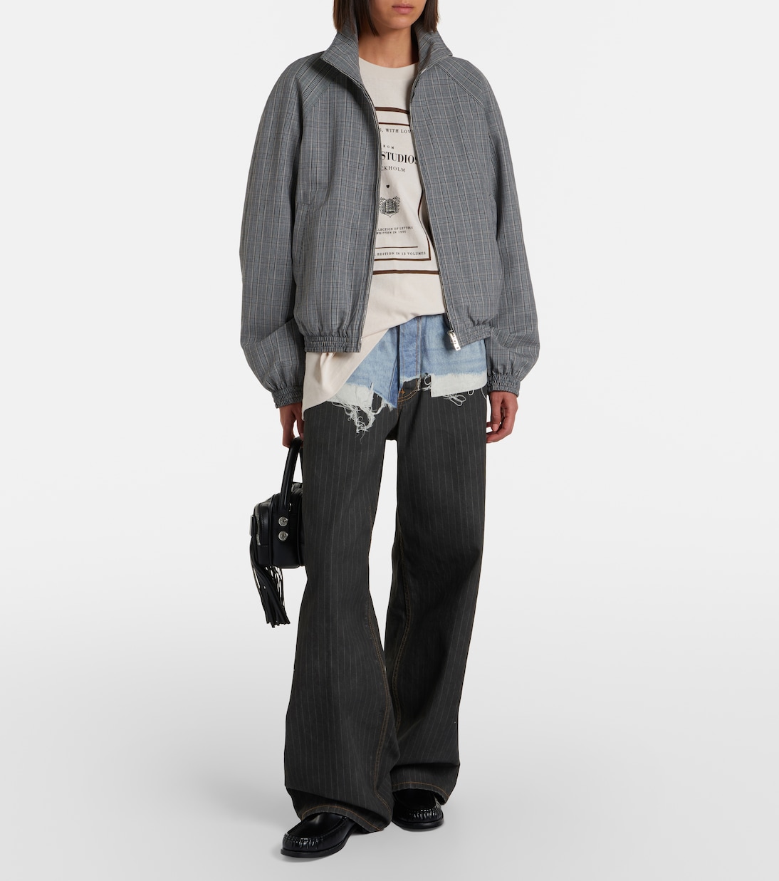 Checked technical jacket | Acne Studios