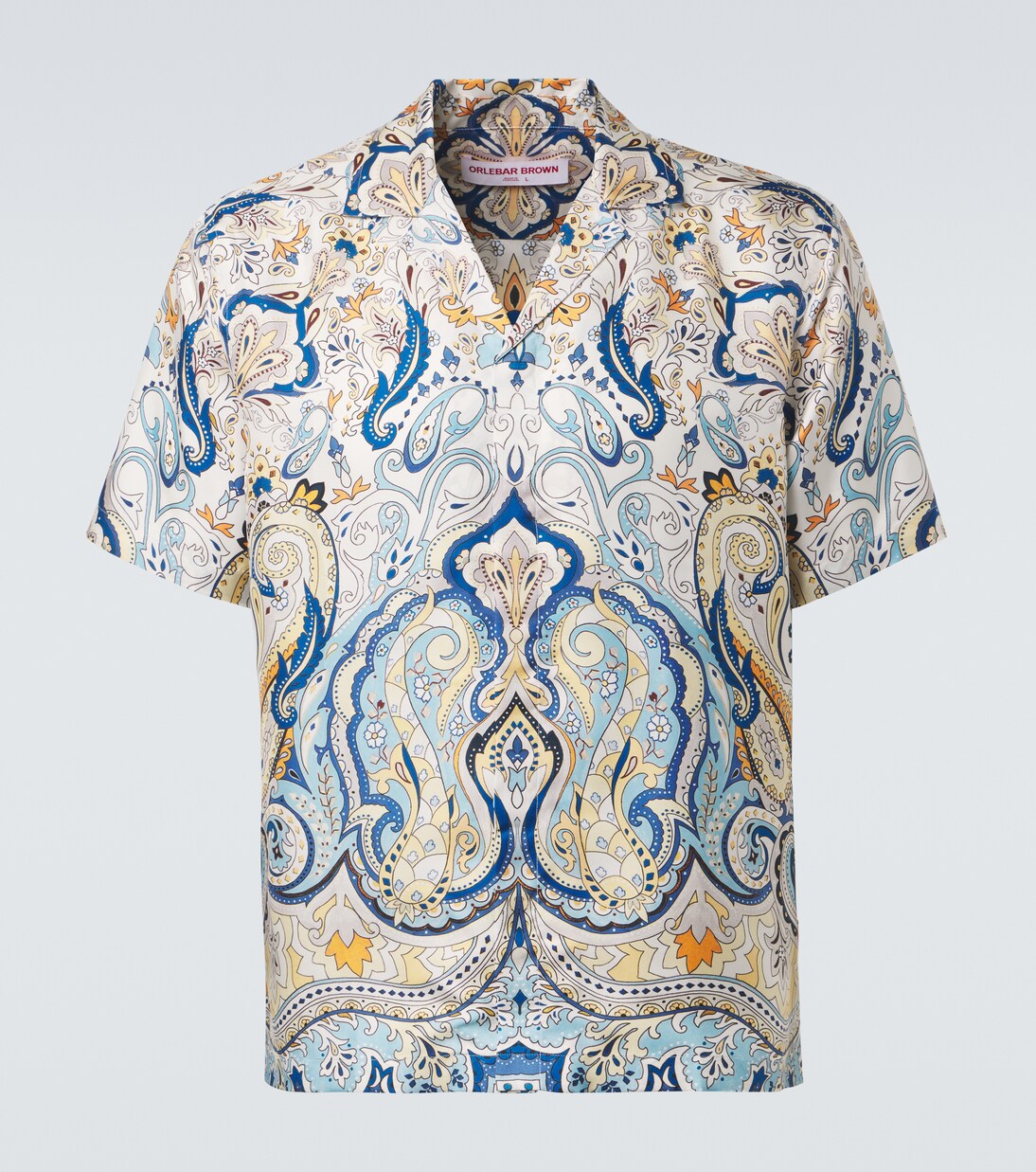 Maitan paisley silk shirt | Orlebar Brown