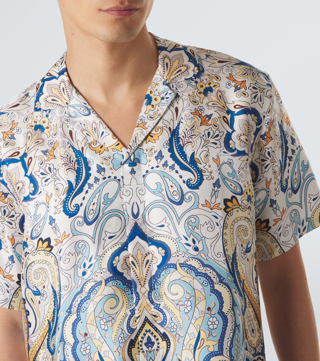 Maitan paisley silk shirt | Orlebar Brown