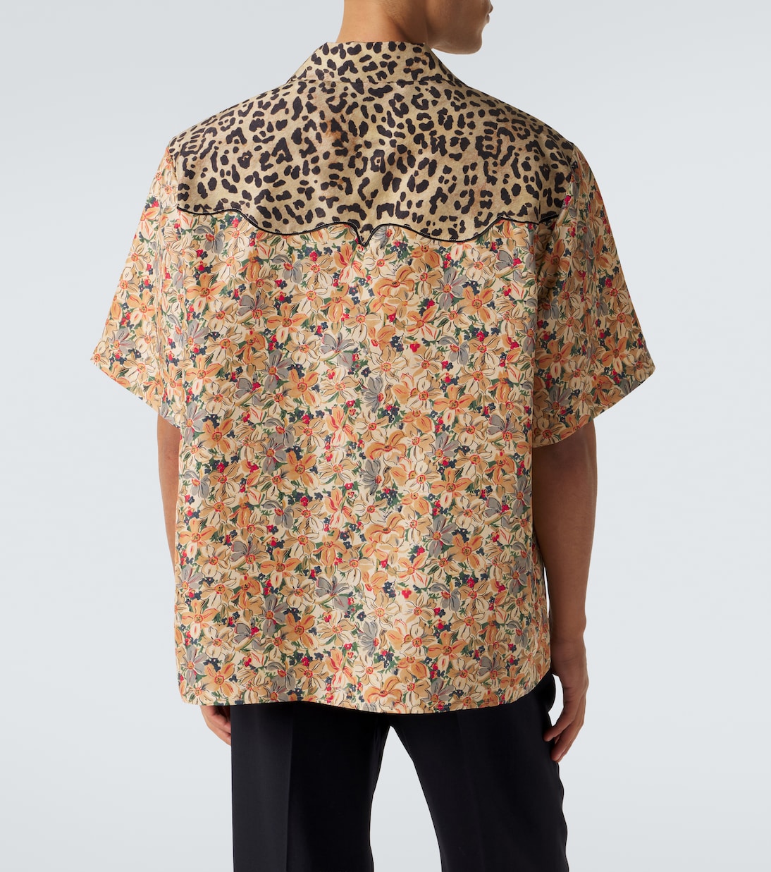 Printed silk bowling shirt | Valentino