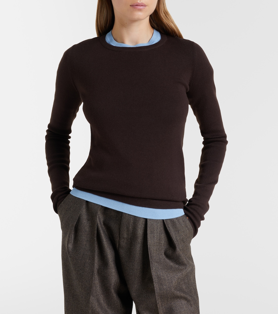 N°392 Eel cotton and cashmere top  | Extreme Cashmere