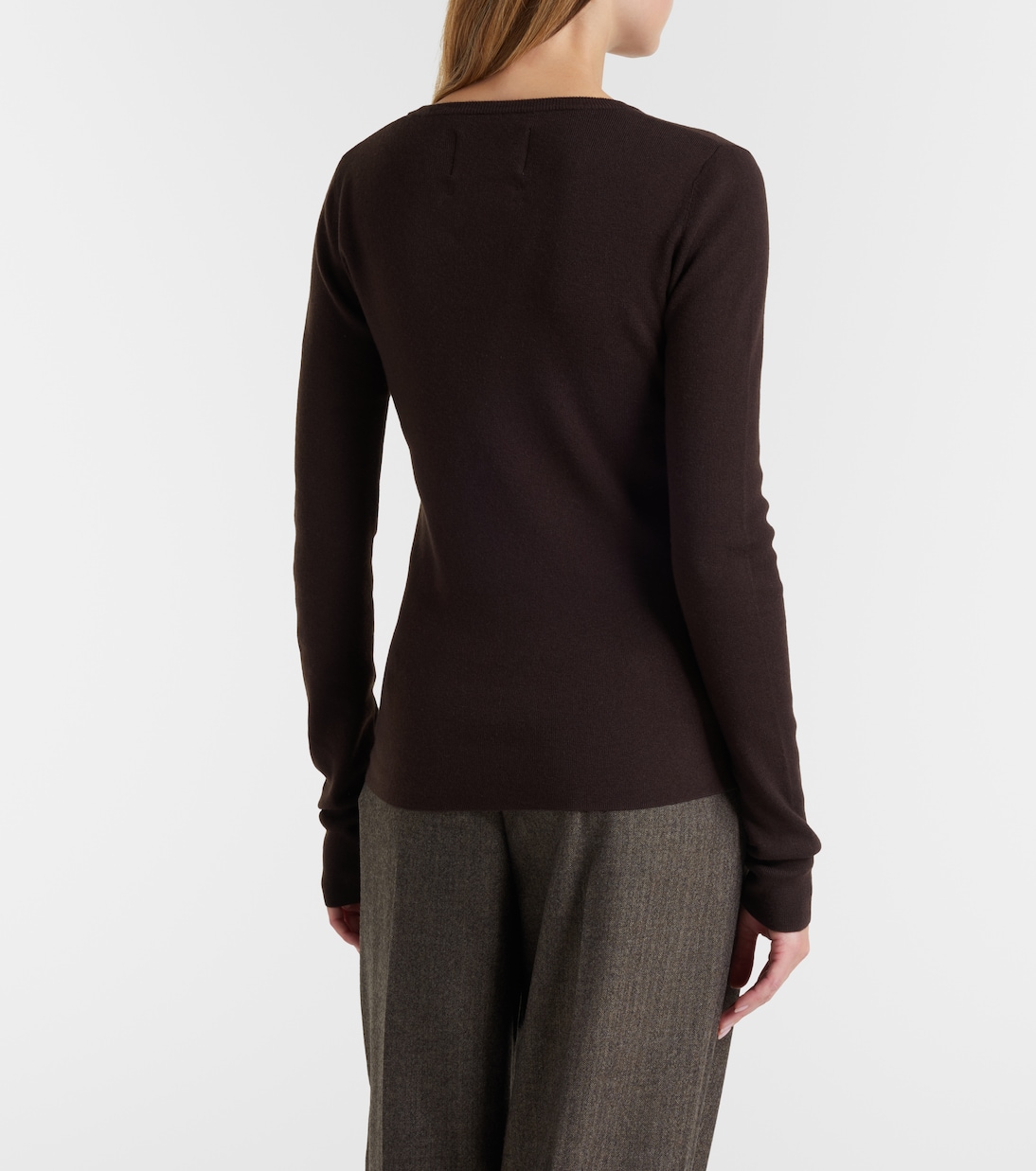 N°392 Eel cotton and cashmere top  | Extreme Cashmere