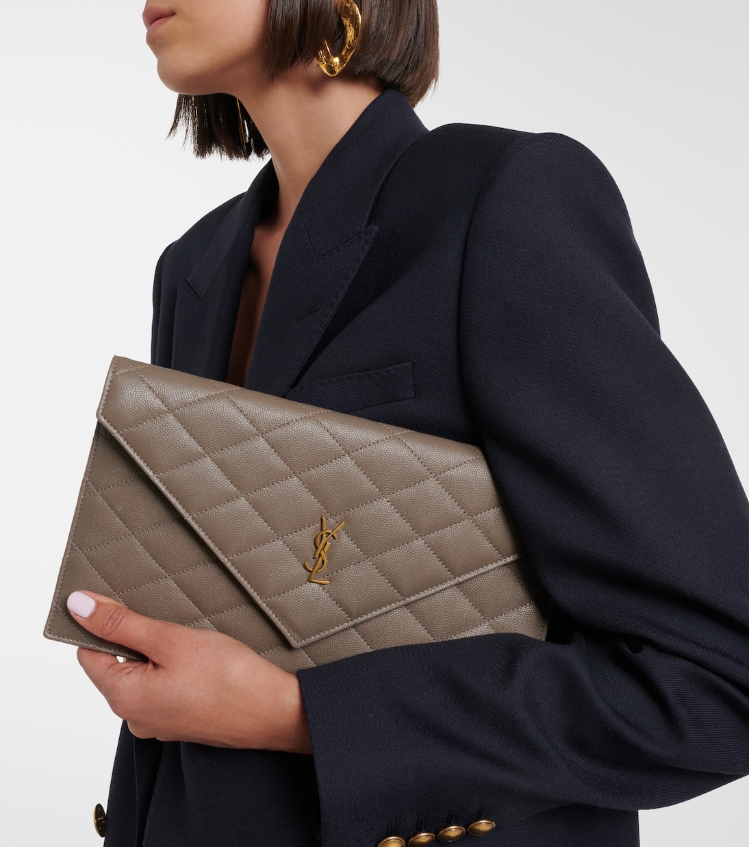 Paris leather clutch | Saint Laurent