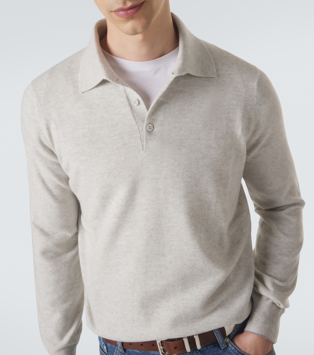 Jersey polo de cachemir | Brunello Cucinelli
