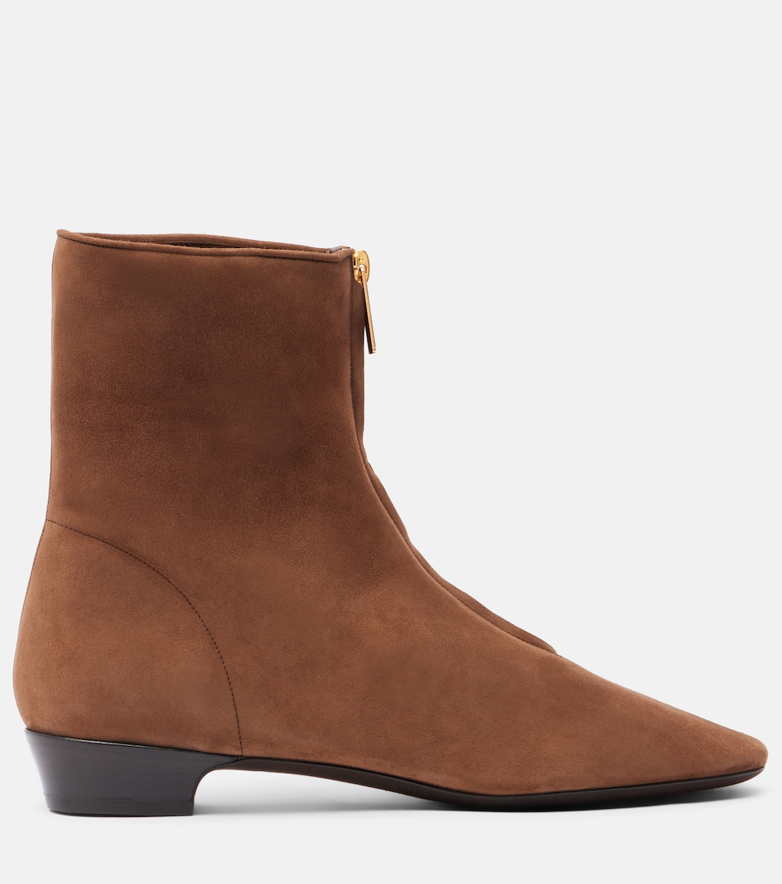 Easy Does It shearling-trimmed suede ankle boots | Herbert Levine