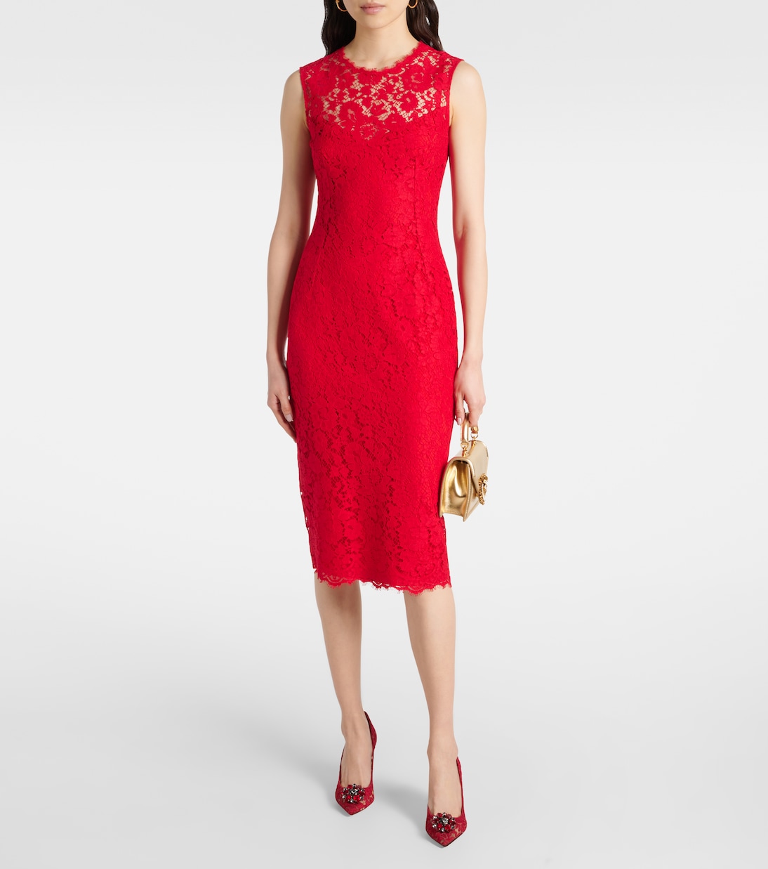 Bellucci embellished lace pumps | Dolce&Gabbana